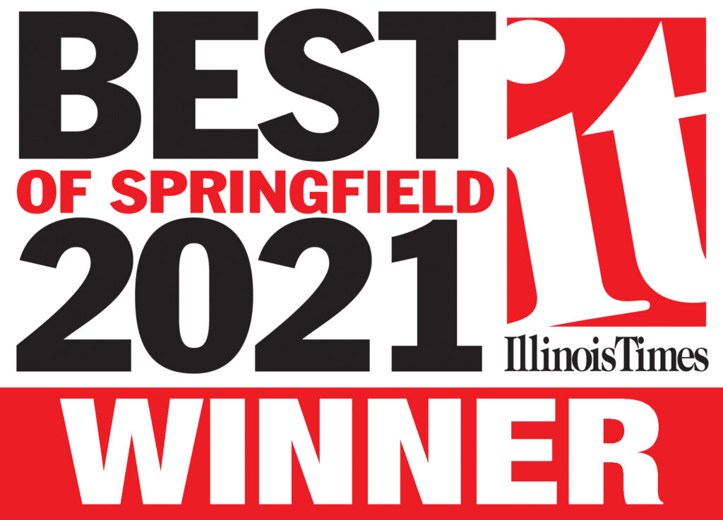 BEST of Springfield (IT Illinois Times) 2021 certificate